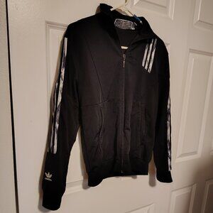 Adidas Danielle Cathari Black Throwback Track Jacket Women's XS Zip Up